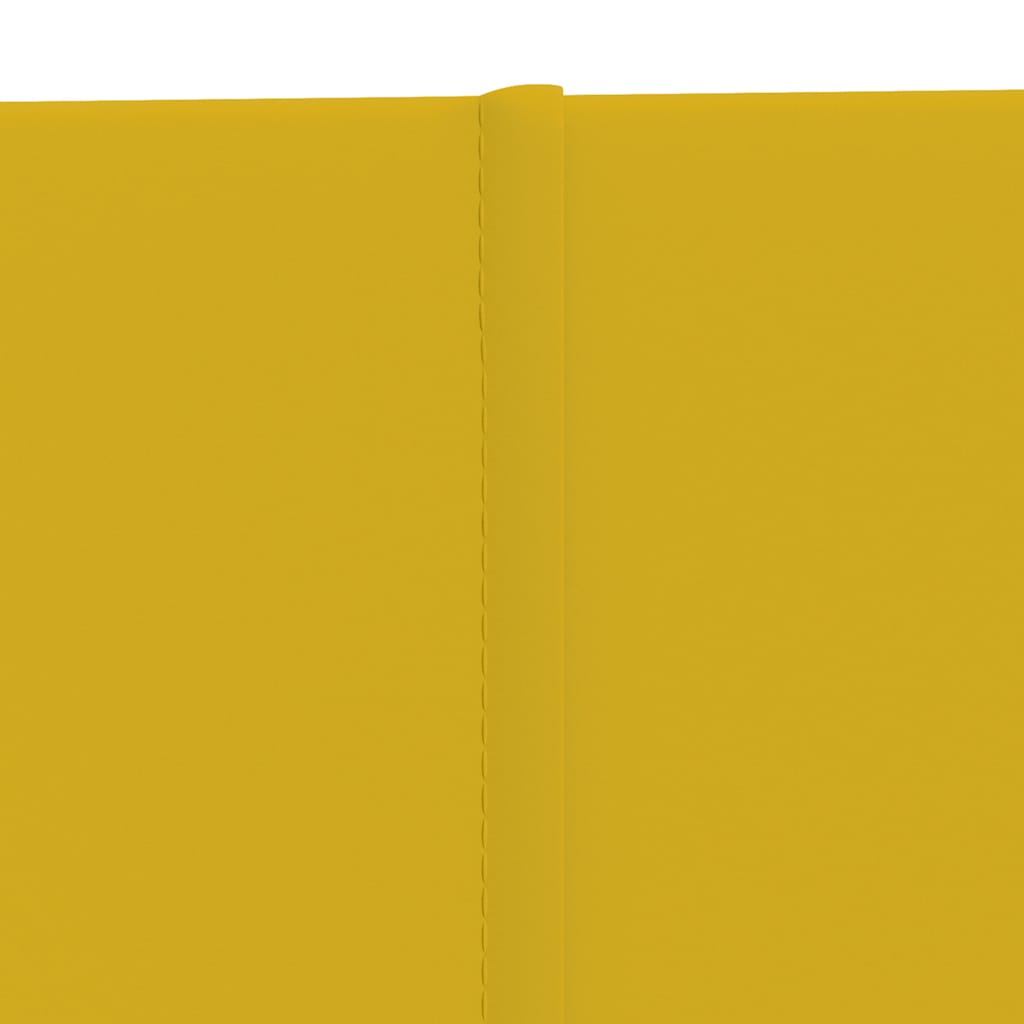 Vægpaneler stk. 1,62 m² fløjl - gul, 90 x 15 cm, 12 - number 6.
