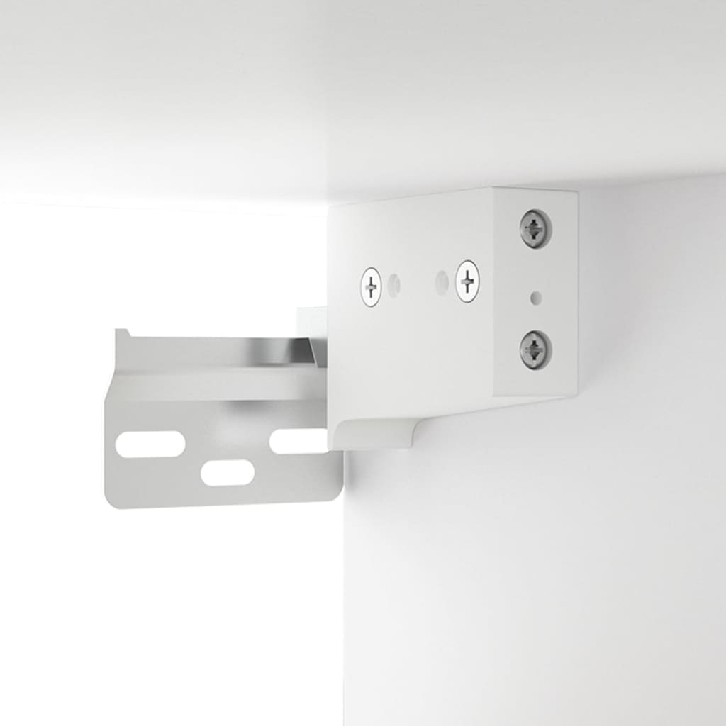 Kupaonski ormarić s ogledalom 64x20x67 cm - bijeli, 1 - number 8.