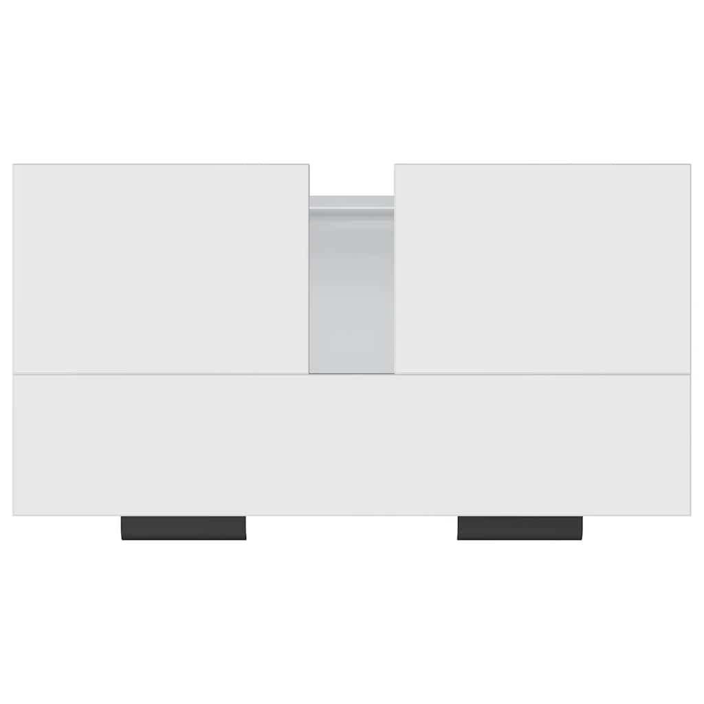 Baderomsskap 64,5x33,5x59 cm konstruert tre - hvit, 1 - number 10.