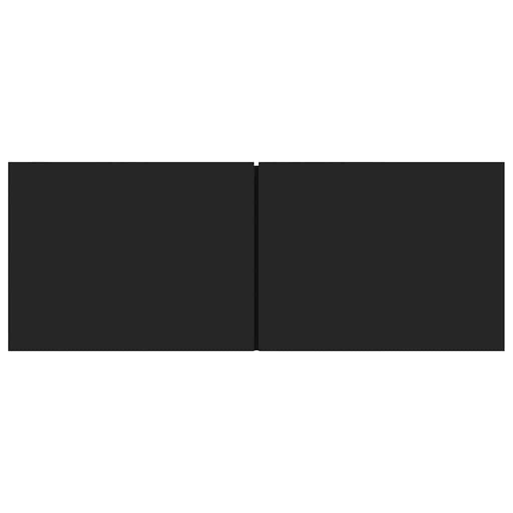 Tv-borde stk. 80x30x30 cm konstrueret træ - sort, 2 - number 6.