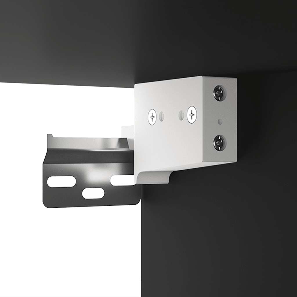 Tv-borde stk. 80x30x30 cm konstrueret træ - sort, 2 - number 9.