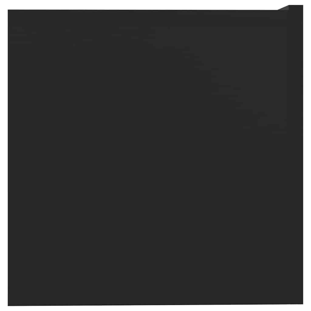 Tv-borde stk. 80x30x30 cm konstrueret træ - sort, 2 - number 8.