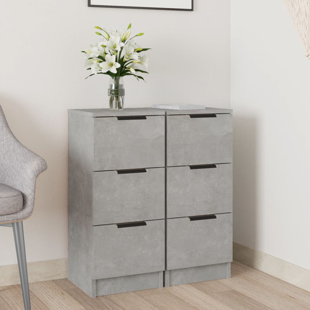 Dona pc. 30x30x70 cm legno ingegnerizzato - grigio cemento, 2 - number 1.