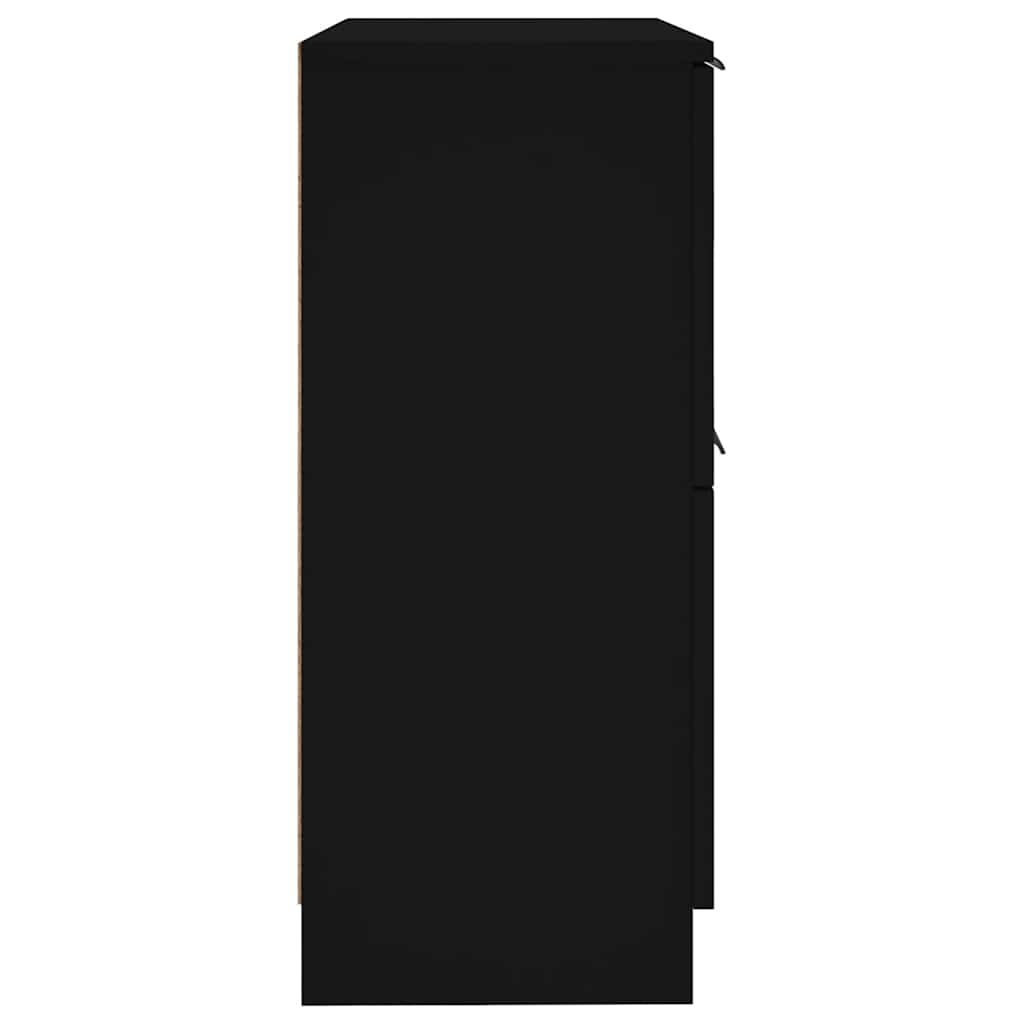 Skjenk 30x30x70 cm konstruert tre sort - number 7.