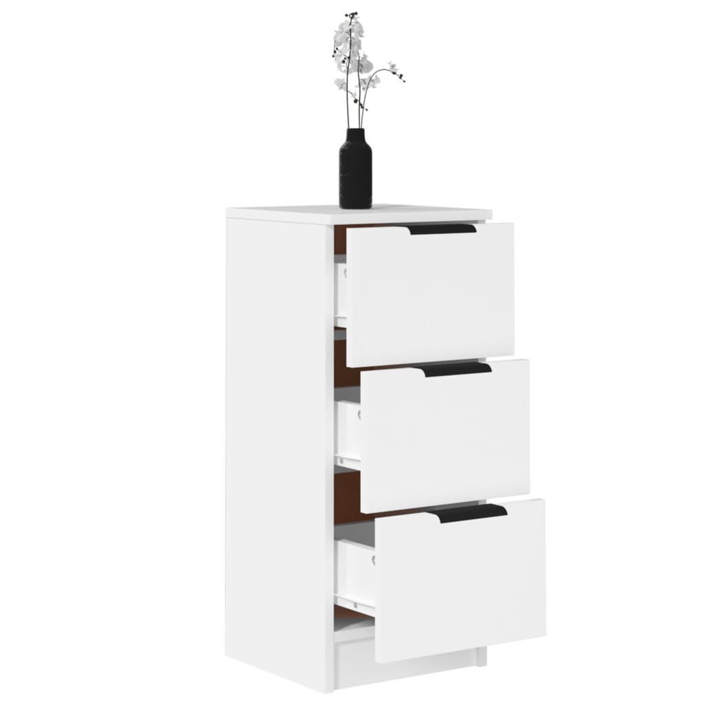 Skænke stk. 30x30x70 cm konstrueret træ - hvid, 2 - number 5.