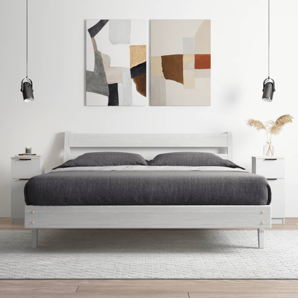 Skänkar st. 30x30x70 cm konstruerat trä - vit, 2 - number 3.