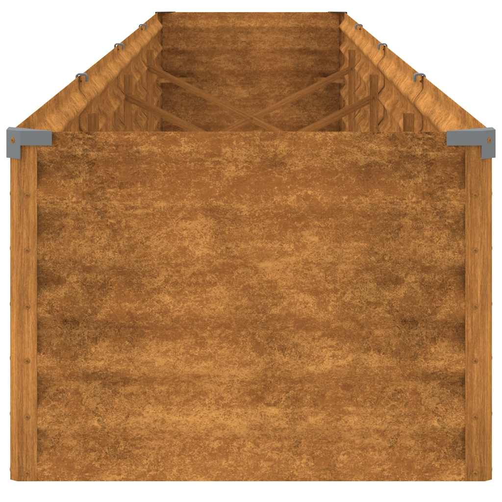 High bed corten steel - 386 x 50 x 36 cm, 1 - number 5.