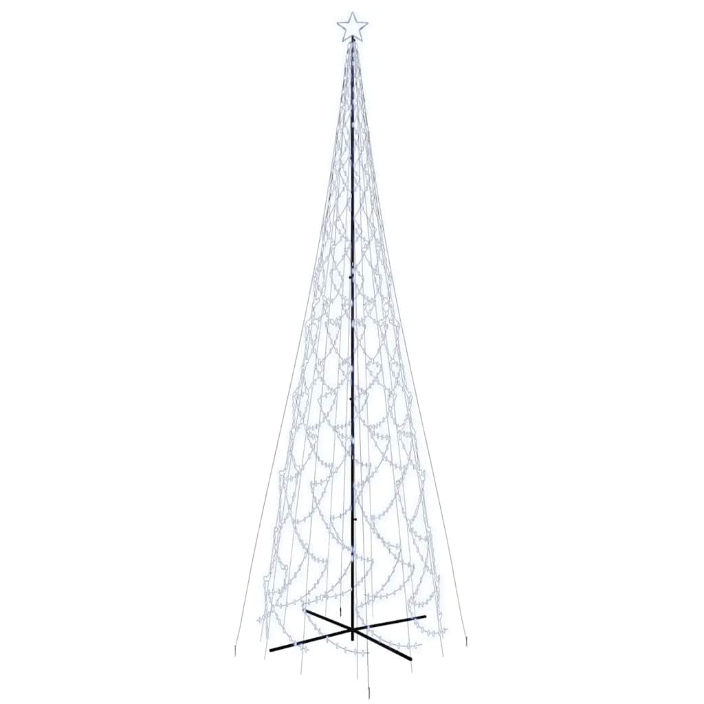 Cone-shaped christmas tree 230x800 cm 3000 leds cold white light - number 2.