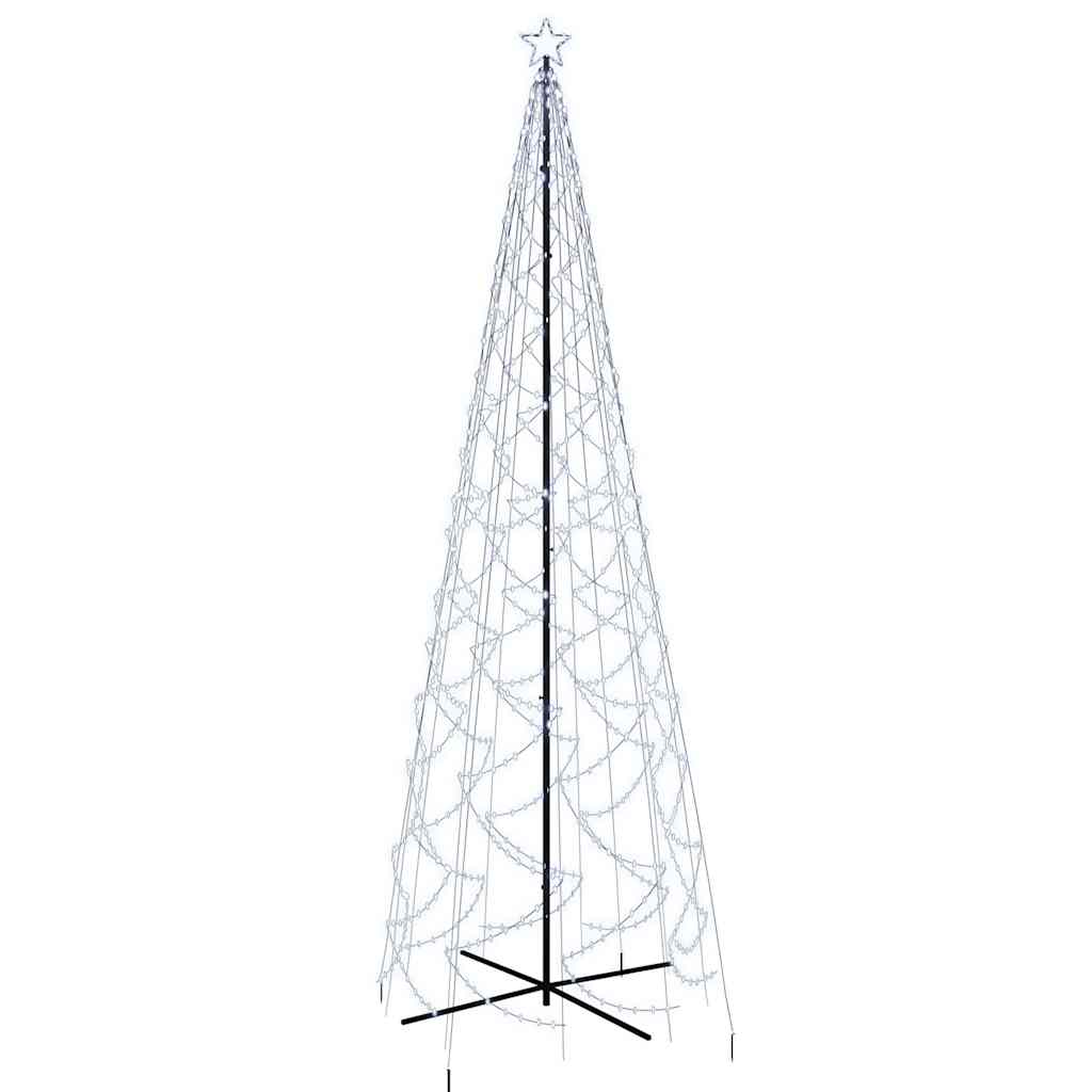Sapin de noël en forme de cône 160x500 cm 1400 led lumière blanche froide - number 2.