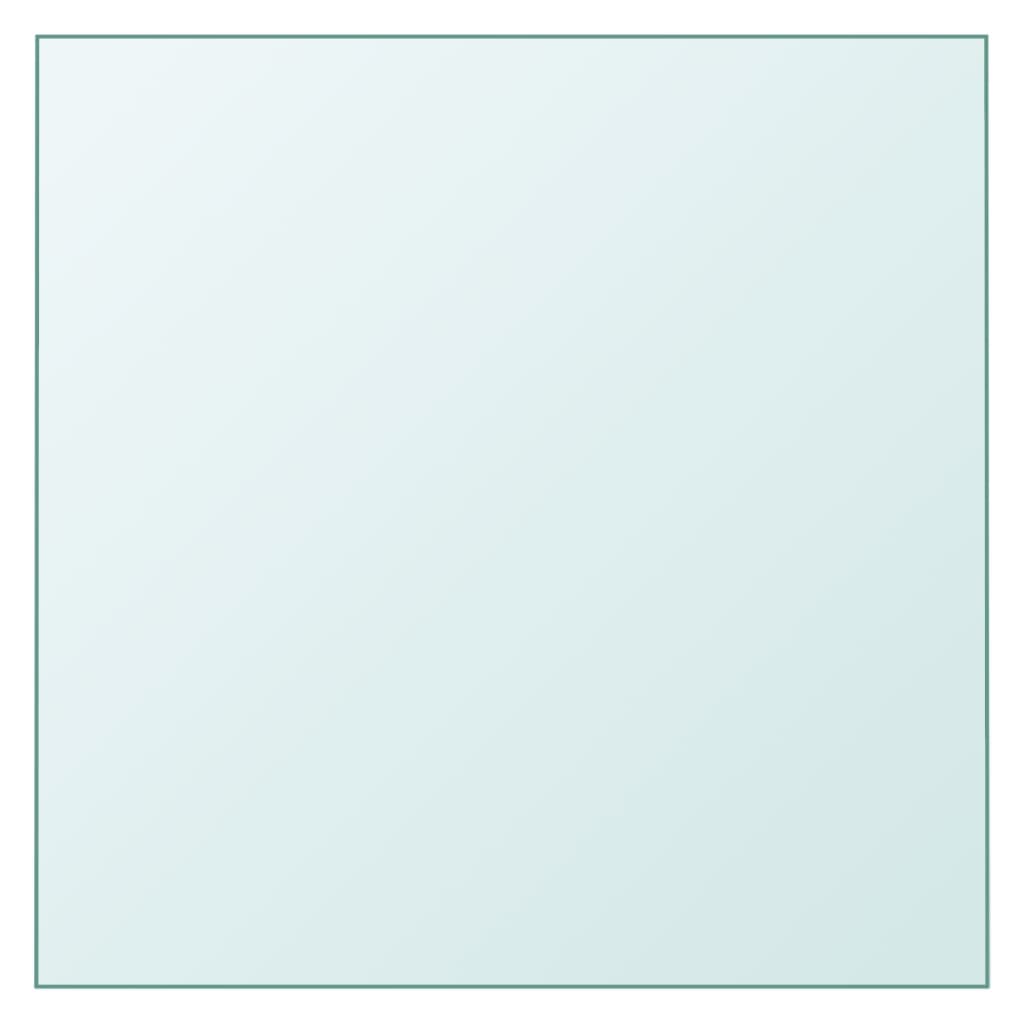 Bordplade hærdet glas - transparent, 40 x 40 cm, 1 - number 1.