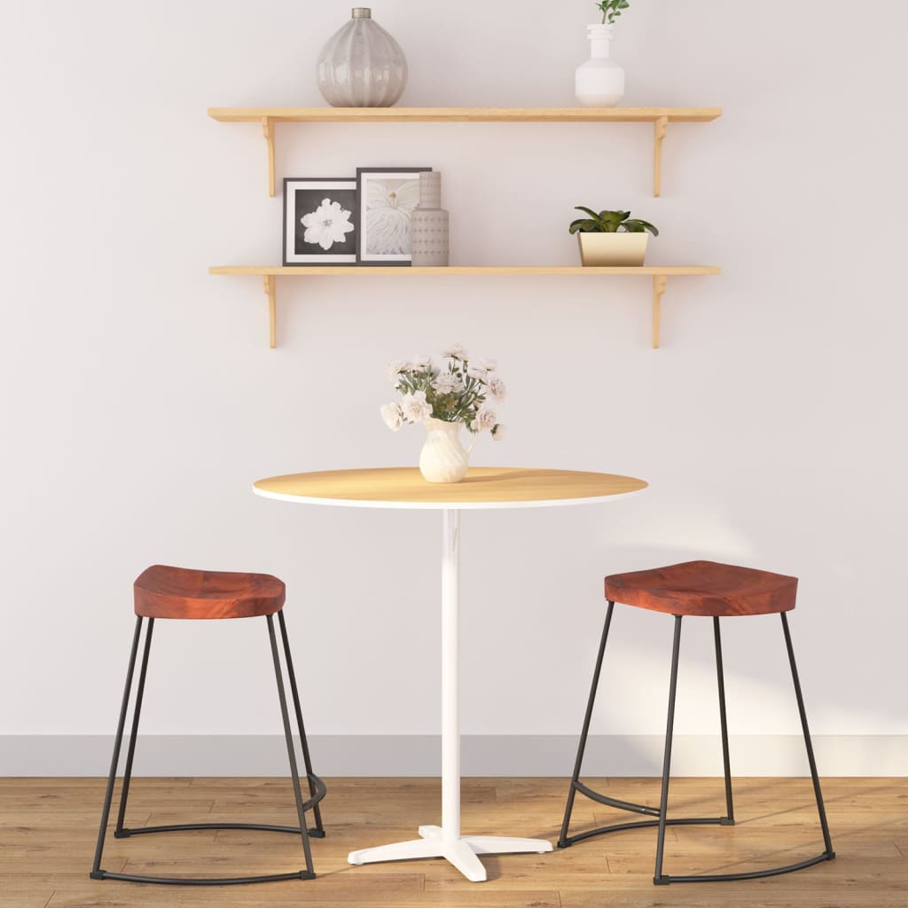 Gavin barske stolice kom. 45x38x53 cm - smeđa, 46 x 38 x 52 cm, 2, puno drvo manga - number 1.