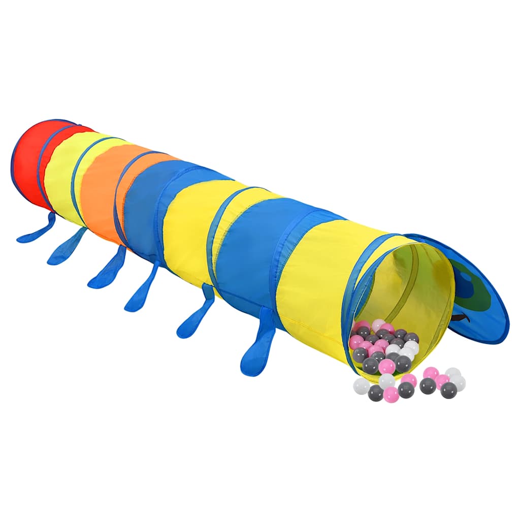 Tunnel de jeu pour enfants 245 cm 250 balles polyester multicolore - number 2.