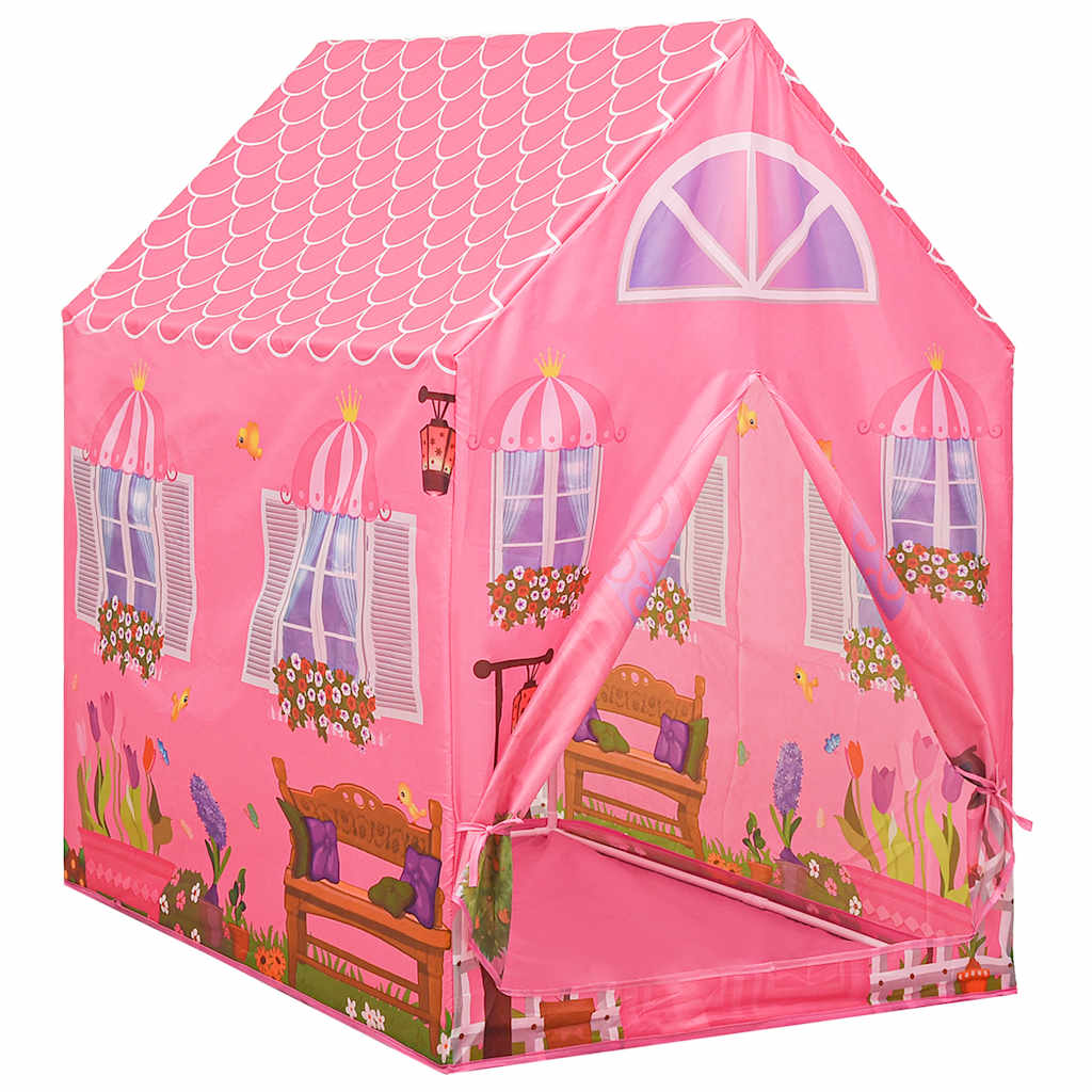 Jouez à la tente pour les enfants 69x94x104 cm avec 250 balles rose - multicolore 2, 1 - number 4.