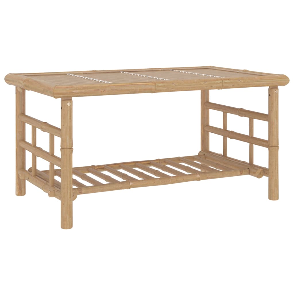 Komplet wypoczynkowy do ogrodu 2 części z ciemnoszarymi poduszkami bambusowymi - number 9.