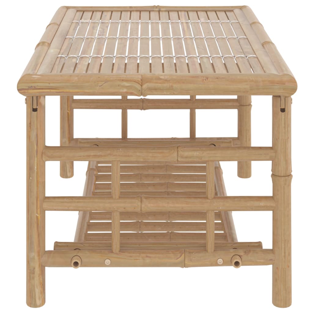 Komplet wypoczynkowy do ogrodu 2 części z ciemnoszarymi poduszkami bambusowymi - number 11.