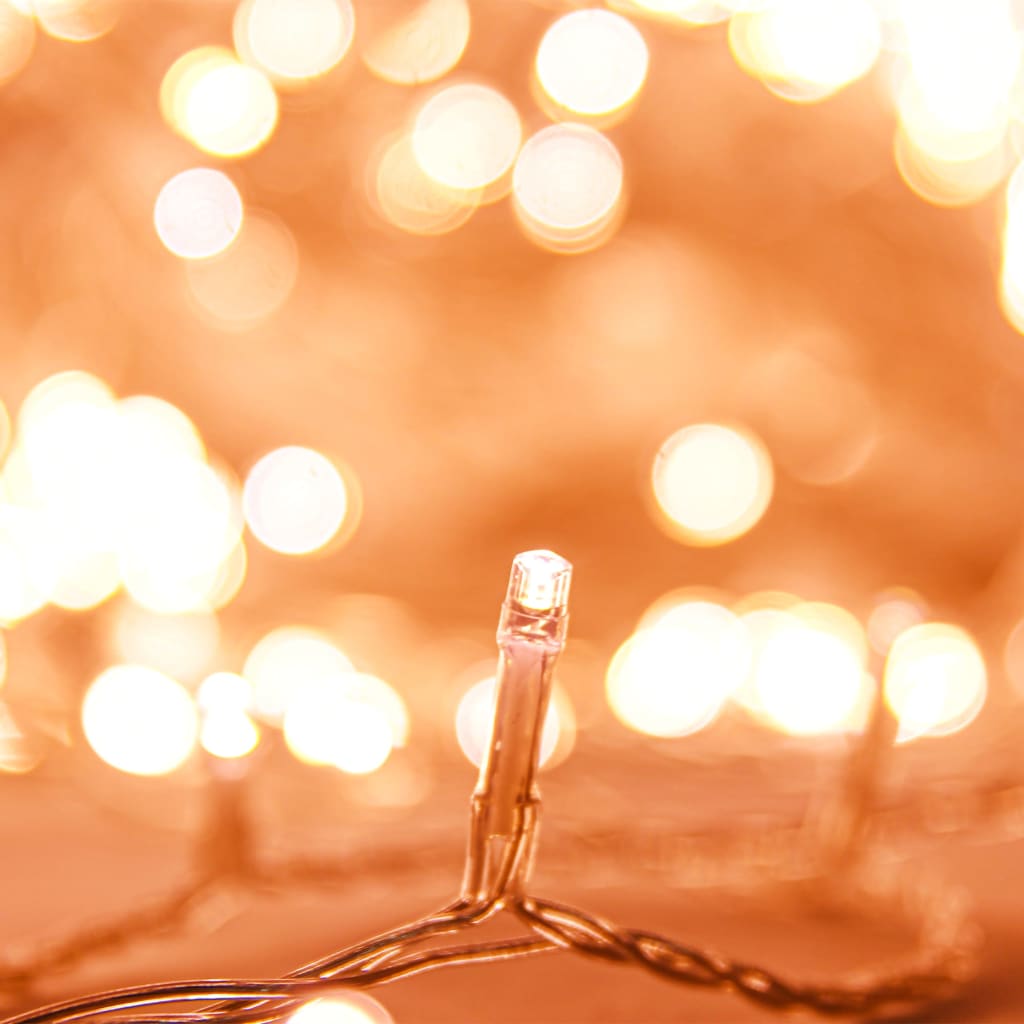 Led light chain with 400 leds 40 m pvc warm white - number 4.