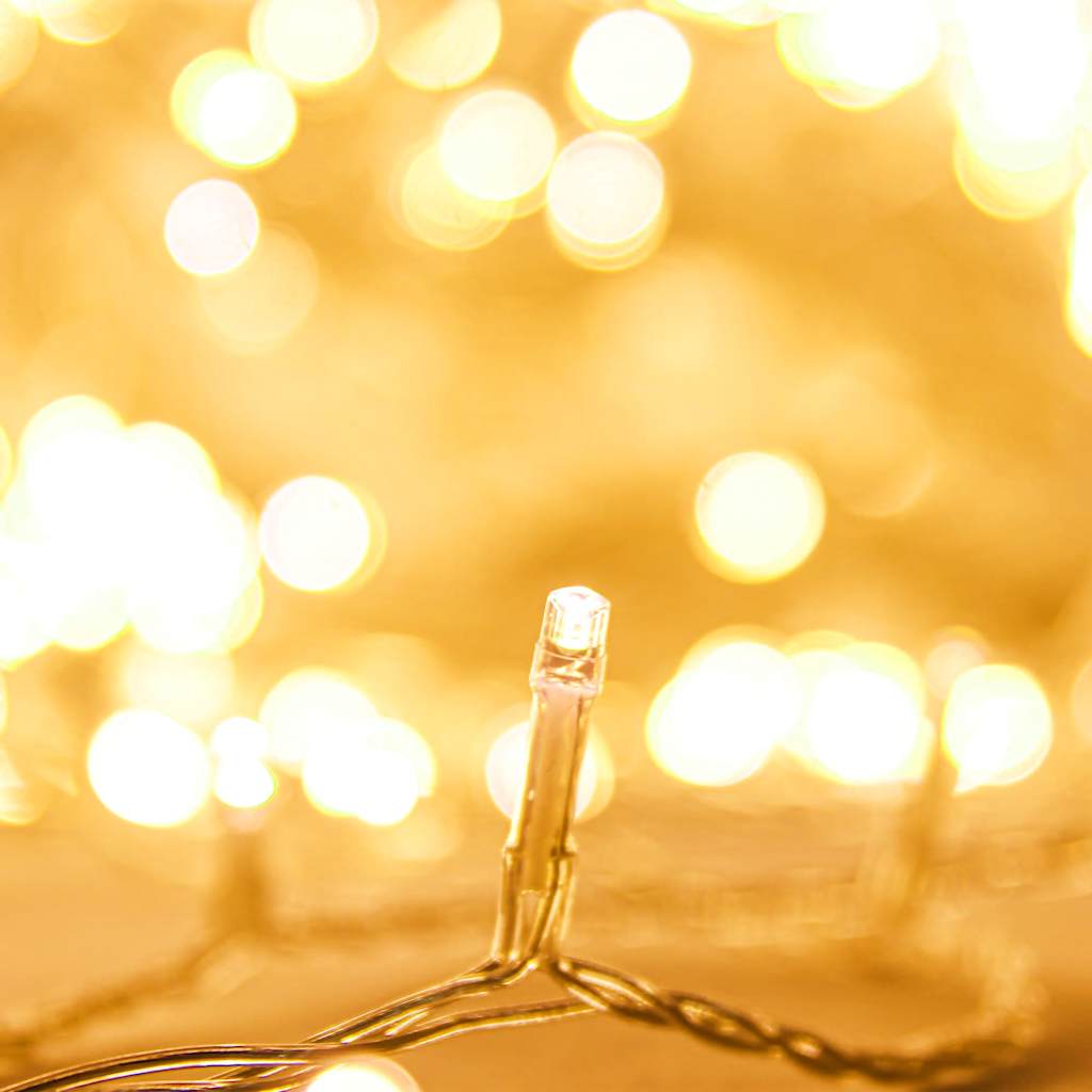 Led light chain 2000 leds 200 m pvc warm white light - number 4.