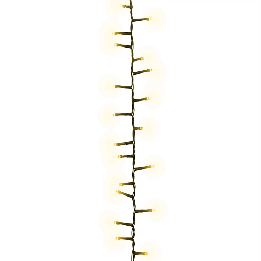 Guirlande lumineuse led compacte 3000 leds 65 m pvc lumière blanche chaude - number 3.