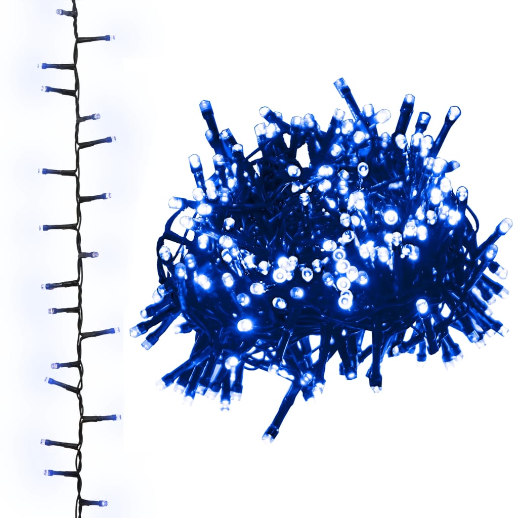 Guirlande lumineuse led compacte 400 leds 13 m pvc lumière bleue - number 2.