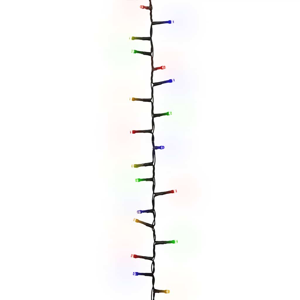 Guirlande lumineuse led compacte 400 leds pvc lumière multicolore - multicolore et vert foncé, 13 m, 1 - number 3.