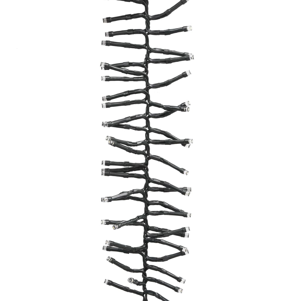 Guirlande lumineuse led 1000 leds 11 m pvc lumière blanche froide - number 6.