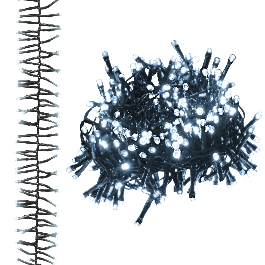 Guirlande lumineuse led 2000 leds 17 m pvc lumière blanche froide - number 2.