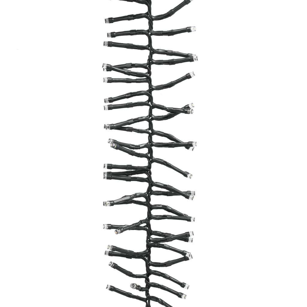 Guirlande lumineuse led 2000 leds 17 m pvc lumière blanche froide - number 6.