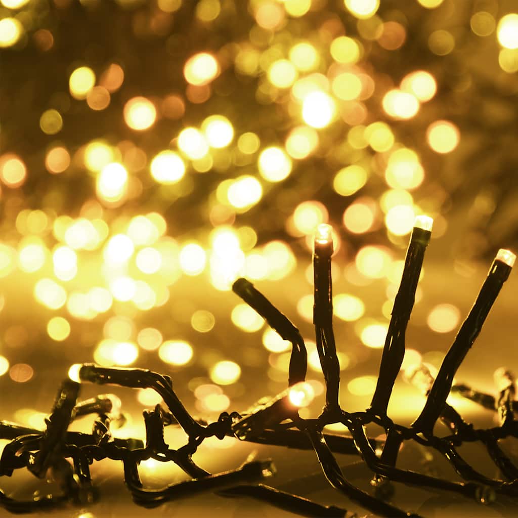 Guirlande lumineuse led 2000 leds 17 m pvc lumière blanche chaude - number 4.