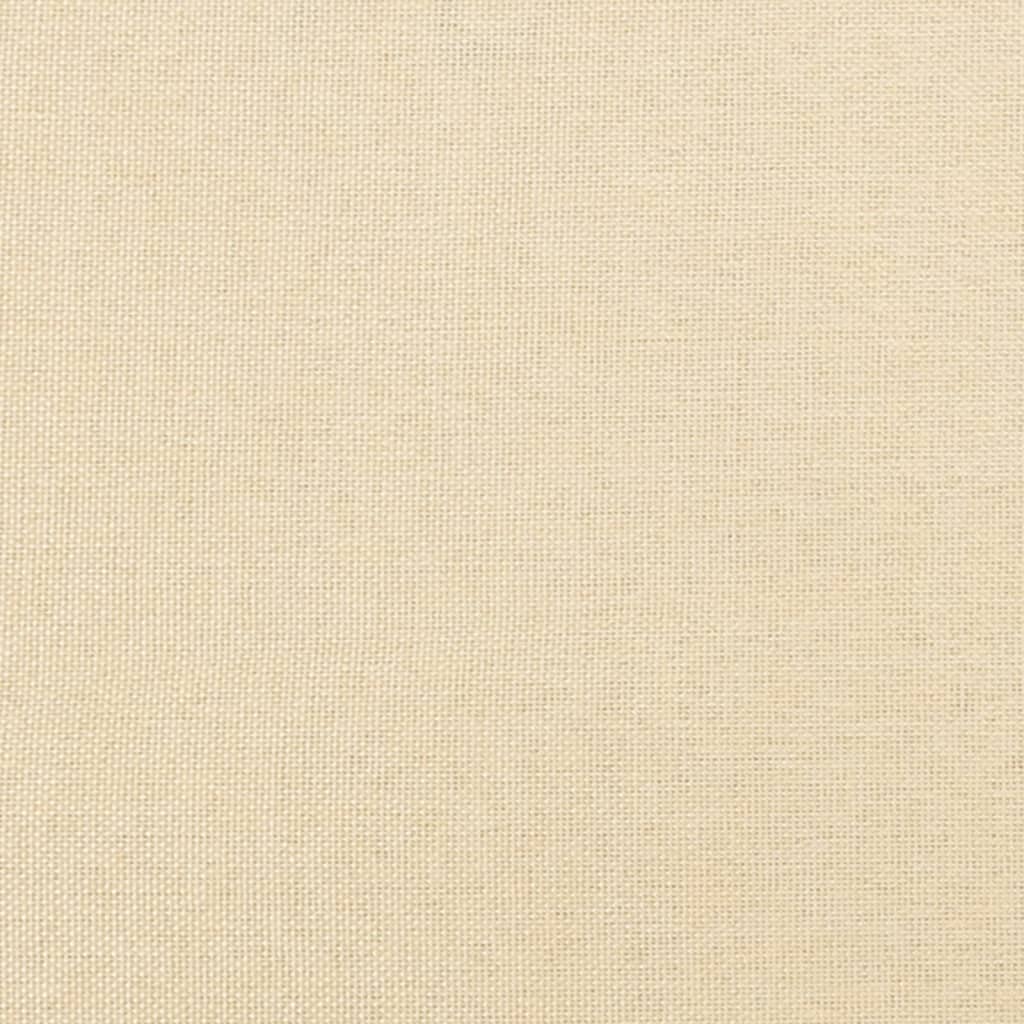 Vægpaneler 12 stk. 60x15 cm 1,08 m² stof cremefarvet - number 7.