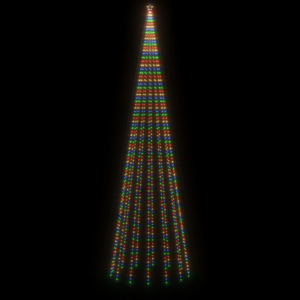 Sapin de noël avec lance 1134 led 800 cm lumière colorée - number 4.