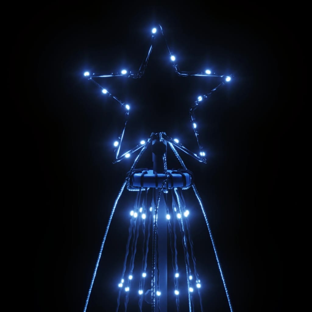 Christmas tree with spear 1134 leds 800 cm blue light - number 5.