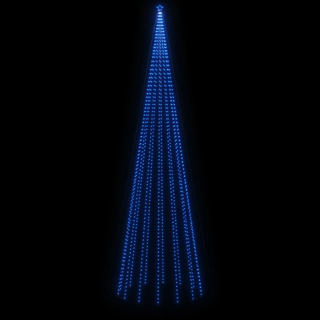 Christmas tree with spear 1134 leds 800 cm blue light - number 4.