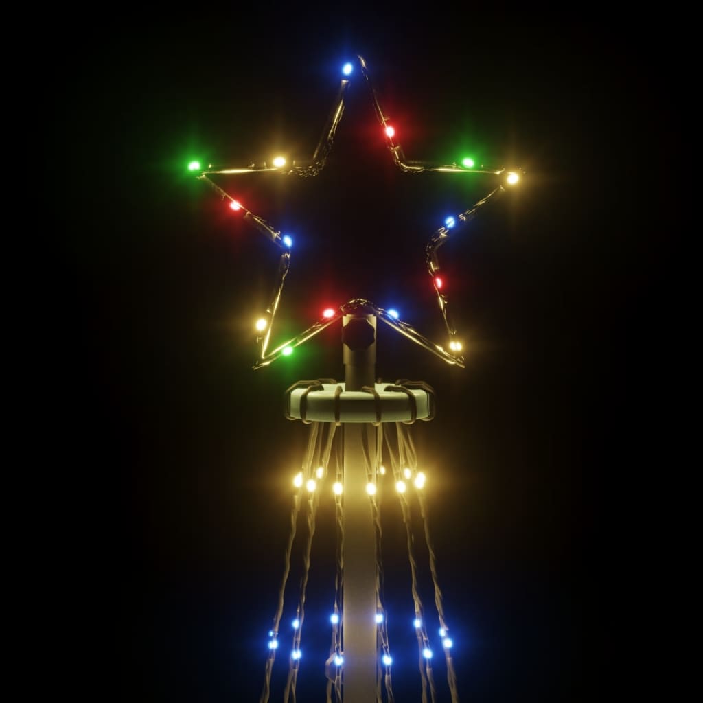Sapin de noël en forme de cône 230x800 cm 1134 led lumière colorée - number 6.