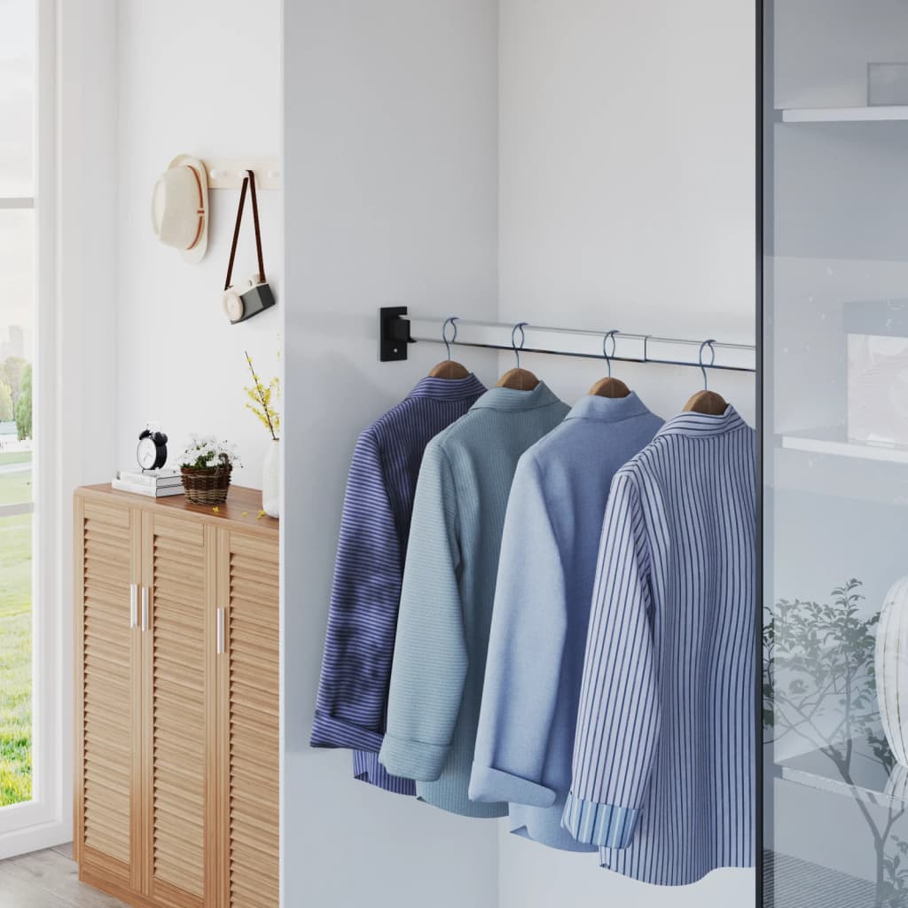 Bøjlestænger 2 stk. 58-100 cm sølvfarvet - number 6.