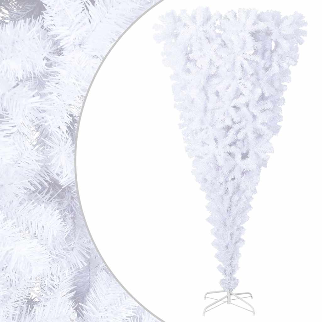 Artificial inverted christmas tree with christmas tree base 180 cm - white, 180 x 90 cm, 1 - number 1.