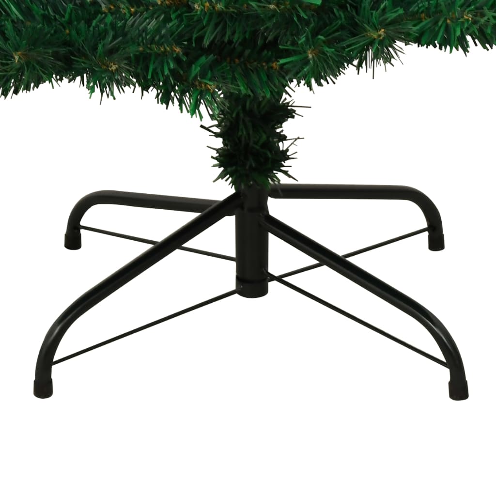Sapin de noël avec socle de sapin de noël 150 cm pvc - vert, 150 x 80 cm, 1 - number 8.