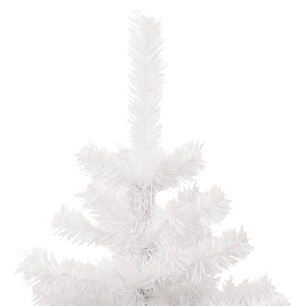 Sapin de noël avec lumières et pot pvc 120 cm - blanc, 120 x 65 cm, 1 - number 5.