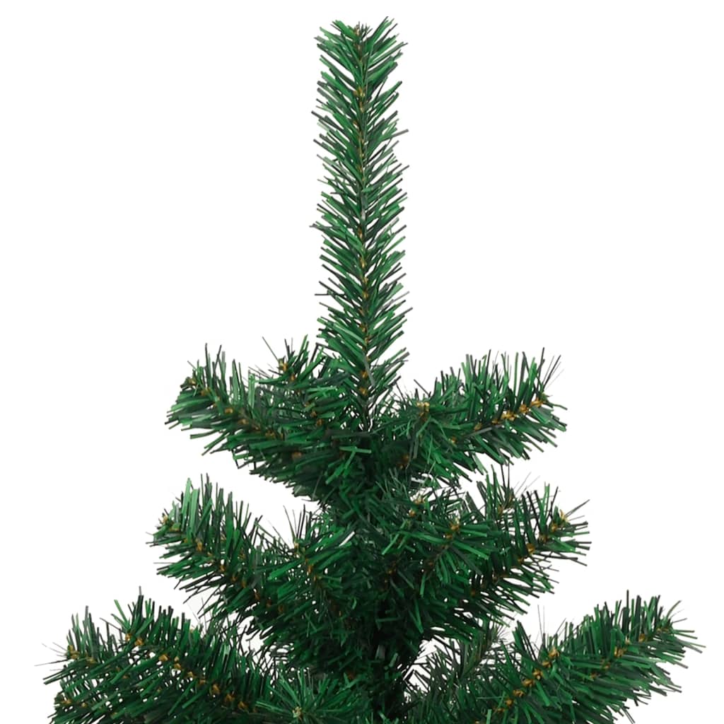 Arbre de noël avec bougies et arbre de noël pied pvc 180 cm - vert, 180 x 95 cm, 1 - number 7.