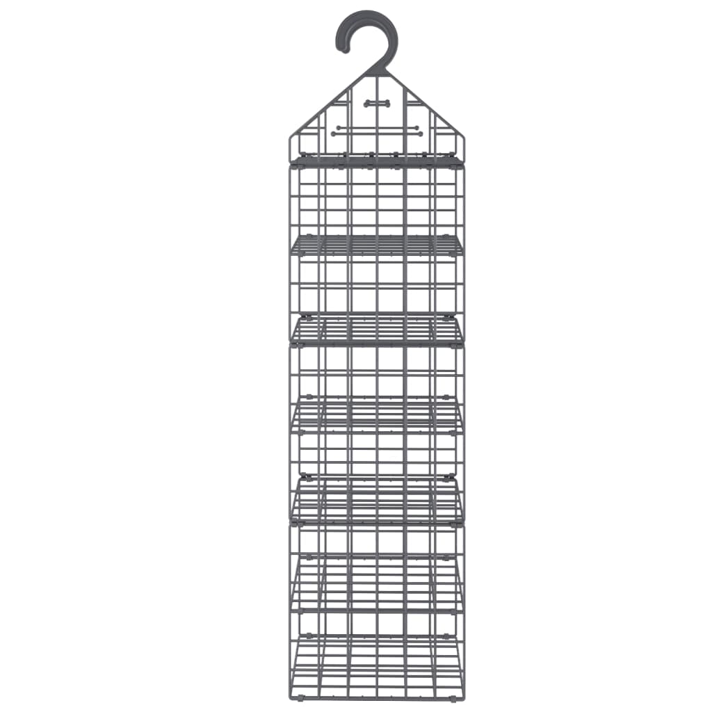 Viseće police za odlaganje odjeće 2 kom. 7 polica - number 5.