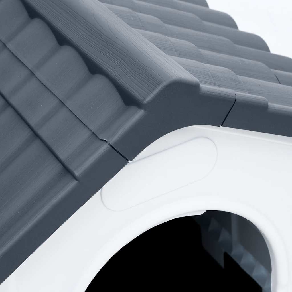 Niche pour chien 57x68x66 cm polypropylène - gris - number 7.