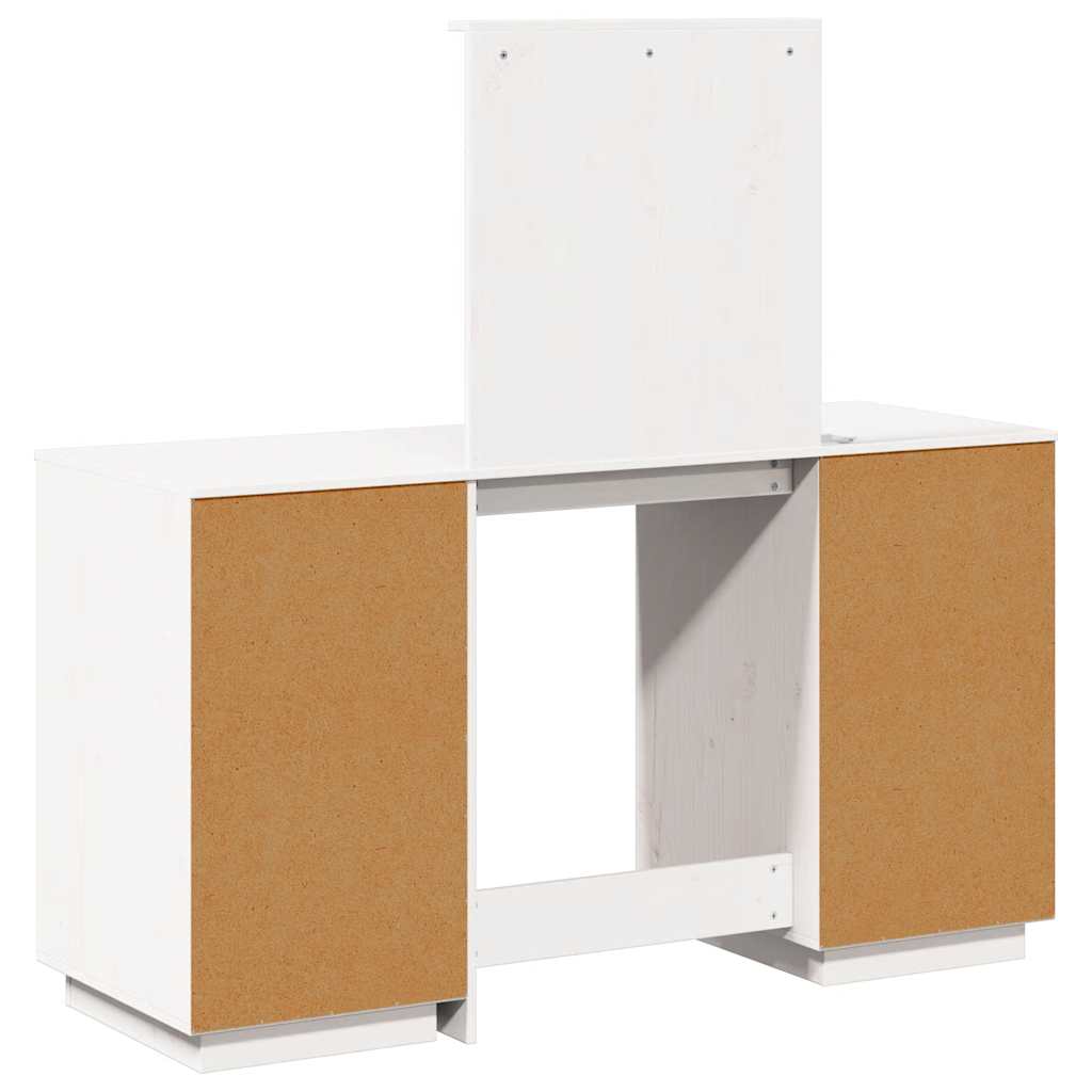 Set stola za šminkanje s led svjetlima puna bora - bijela, 1 - number 7.