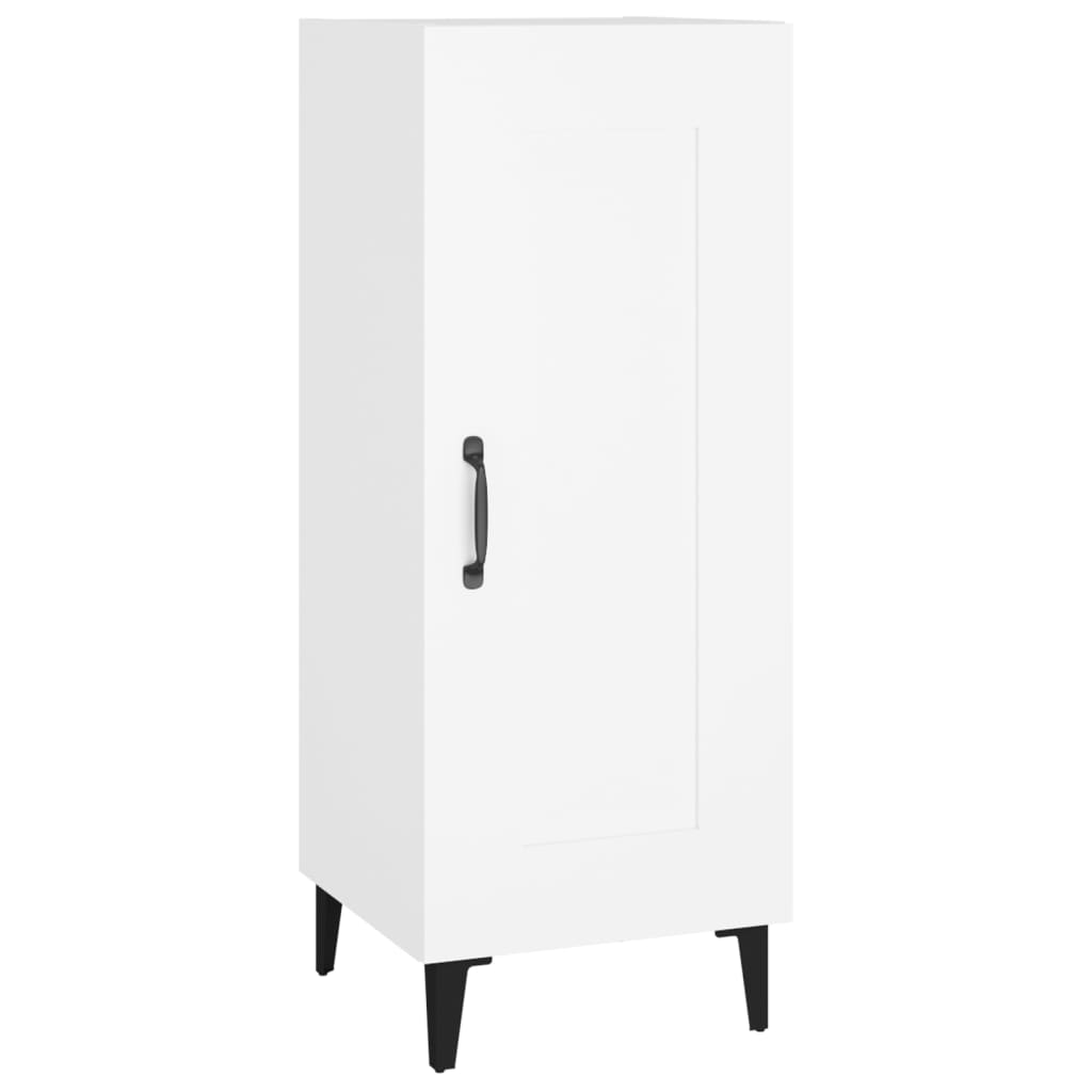 Skænk 34,5x34x90 cm konstrueret træ - hvid, 1 - number 2.