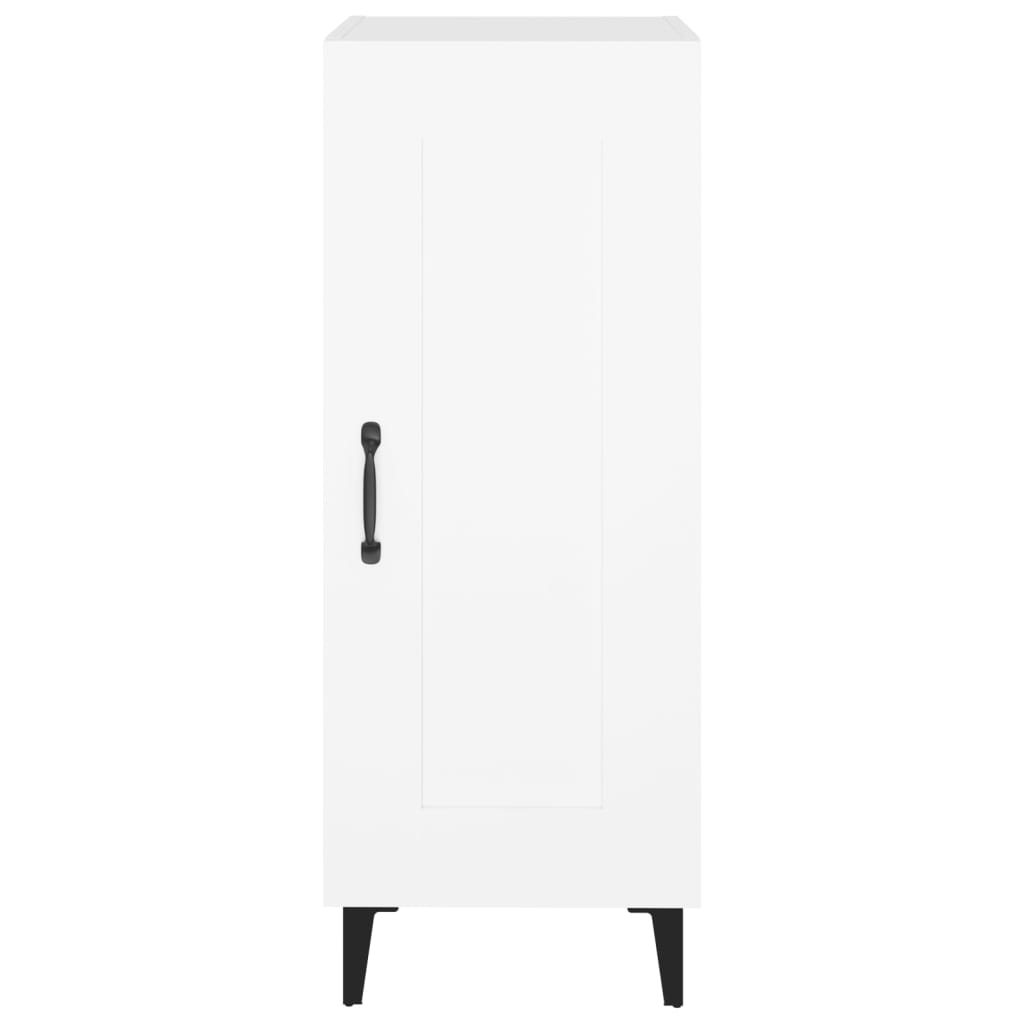 Skænk 34,5x34x90 cm konstrueret træ - hvid, 1 - number 5.