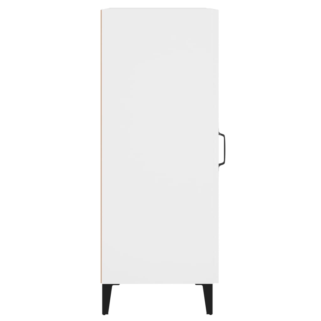 Skænk 34,5x34x90 cm konstrueret træ - hvid, 1 - number 6.