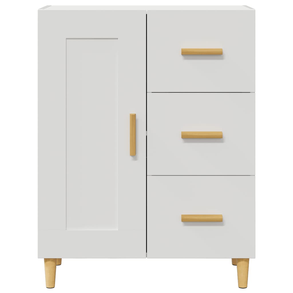 Skænk 69,5x34x90 cm konstrueret træ - hvid, 1 - number 5.