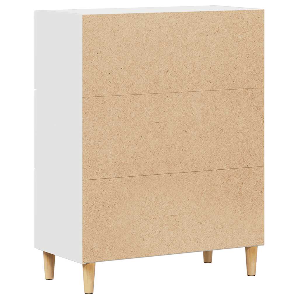 Skænk 69,5x34x90 cm konstrueret træ - hvid, 1 - number 7.