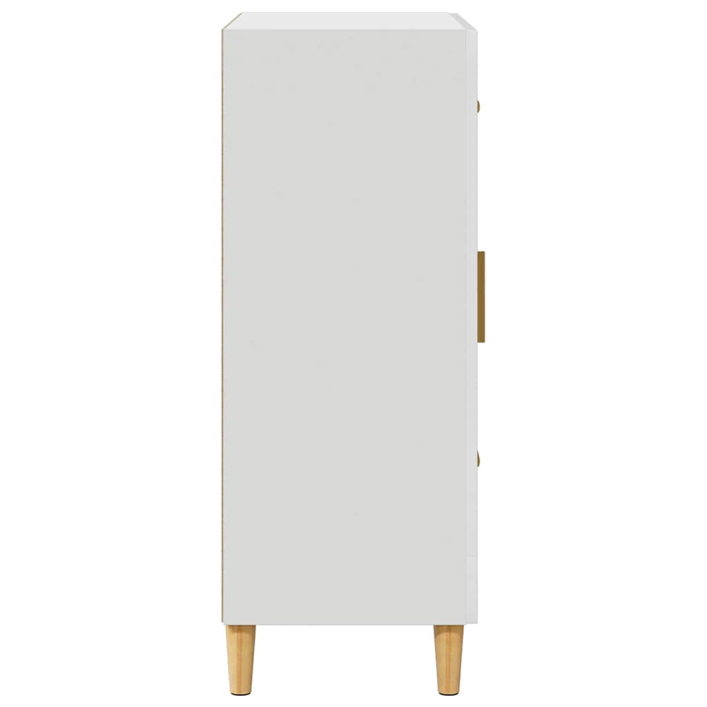 Skænk 69,5x34x90 cm konstrueret træ - hvid, 1 - number 6.