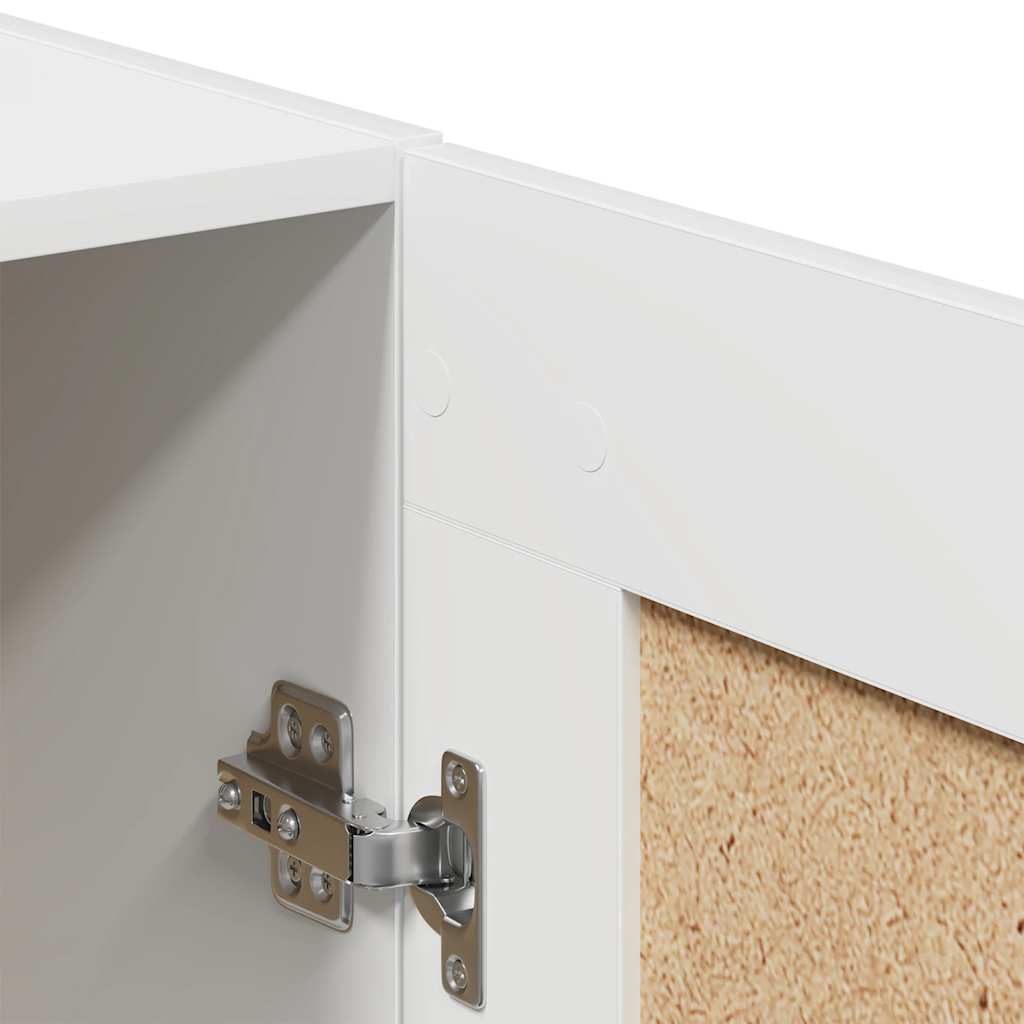 Skænk 69,5x34x90 cm konstrueret træ - hvid, 1 - number 11.