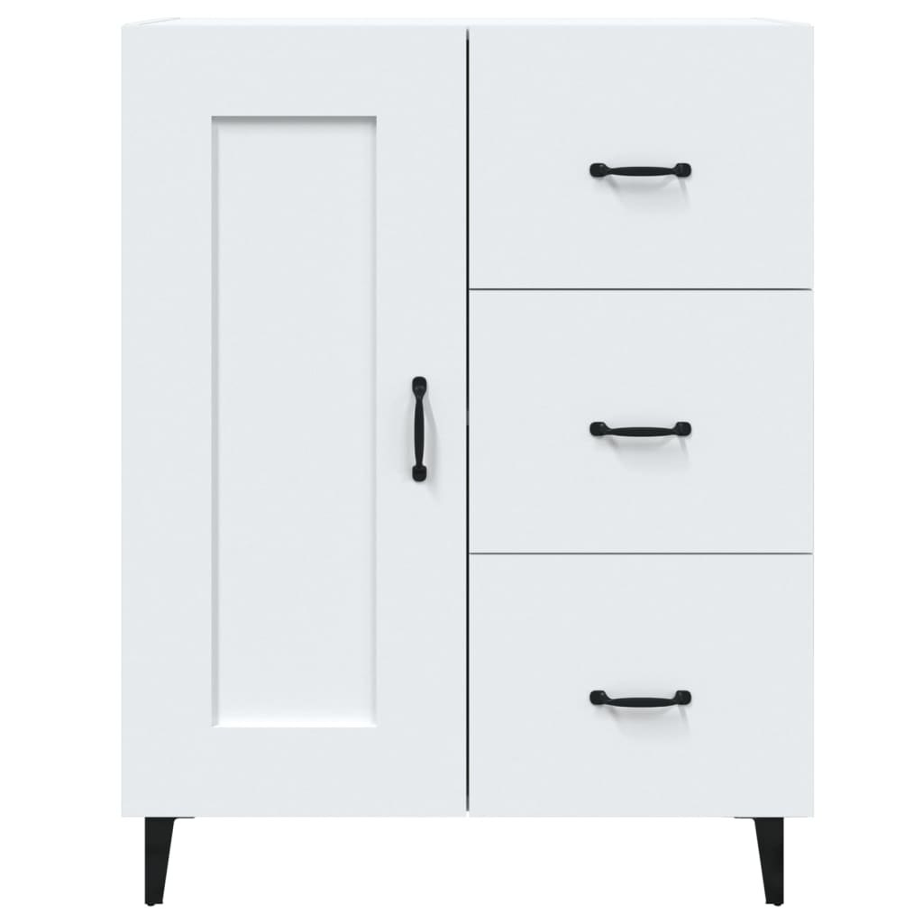 Skænk 69,5x34x90 cm konstrueret træ - hvid, 1 - number 7.