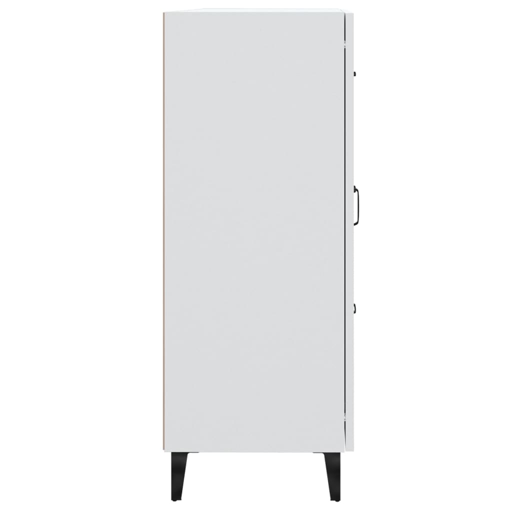 Skænk 69,5x34x90 cm konstrueret træ - hvid, 1 - number 8.